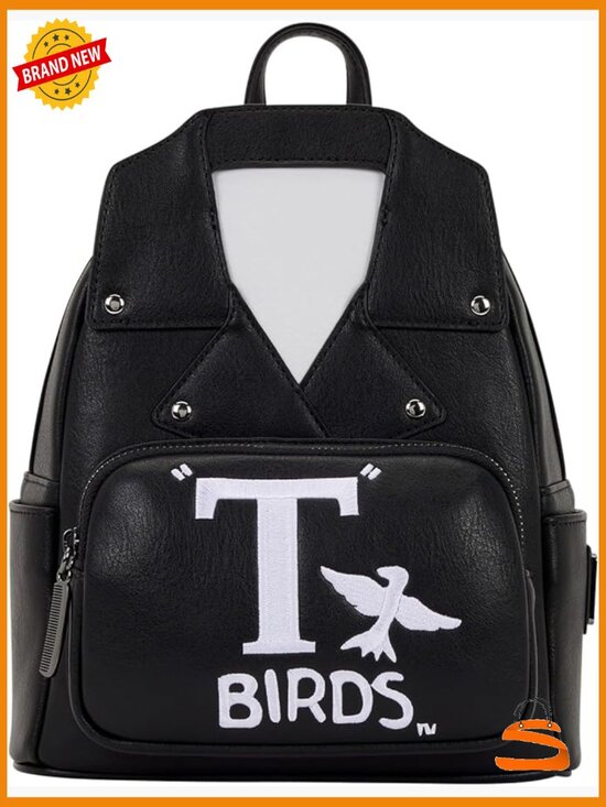 Grease T-Birds Mini Backpack Faux Leather Embroidered Handbag main image 4